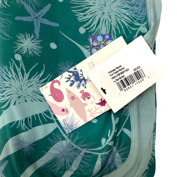 🆕 Kickee Pants Bamboo Sea Garden Toddler Blanket - Picture 2 of 2
